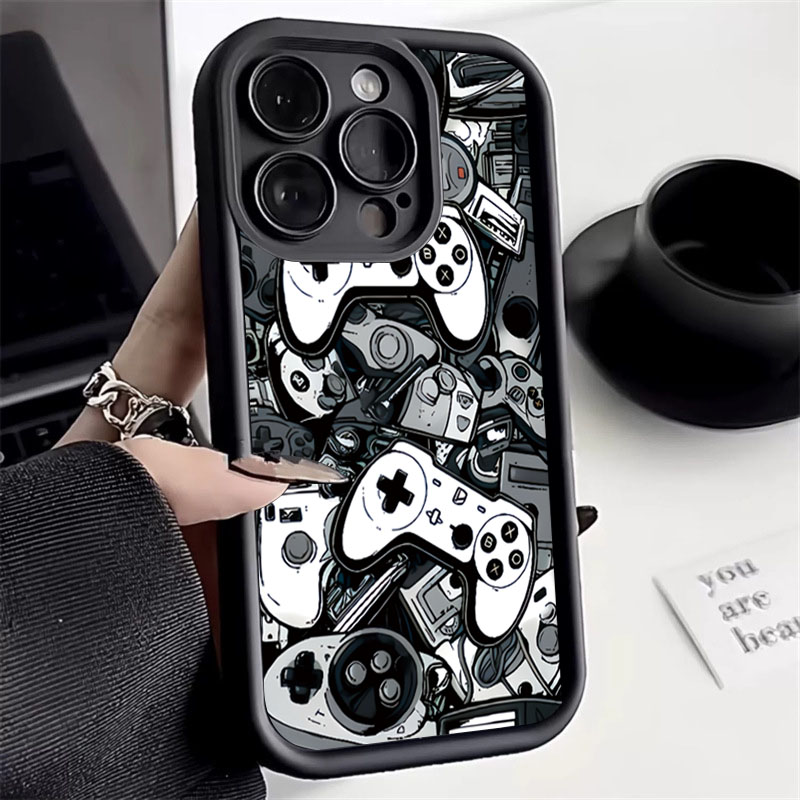 Samsung Galaxy A55 - Game Controller Graphic Silicone Case For
