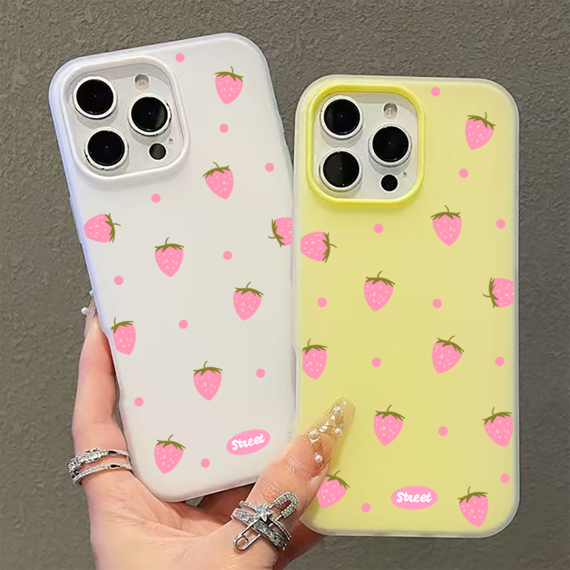 Sweet Pink Strawberry Pattern  - огляд і ціна Samsung Galaxy A55
