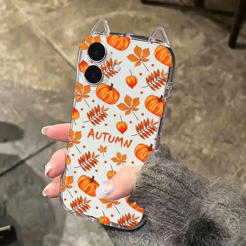 Autumn Pumpkin Falling Leaves  - огляд і ціна Apple Iphone 15 Pro Max