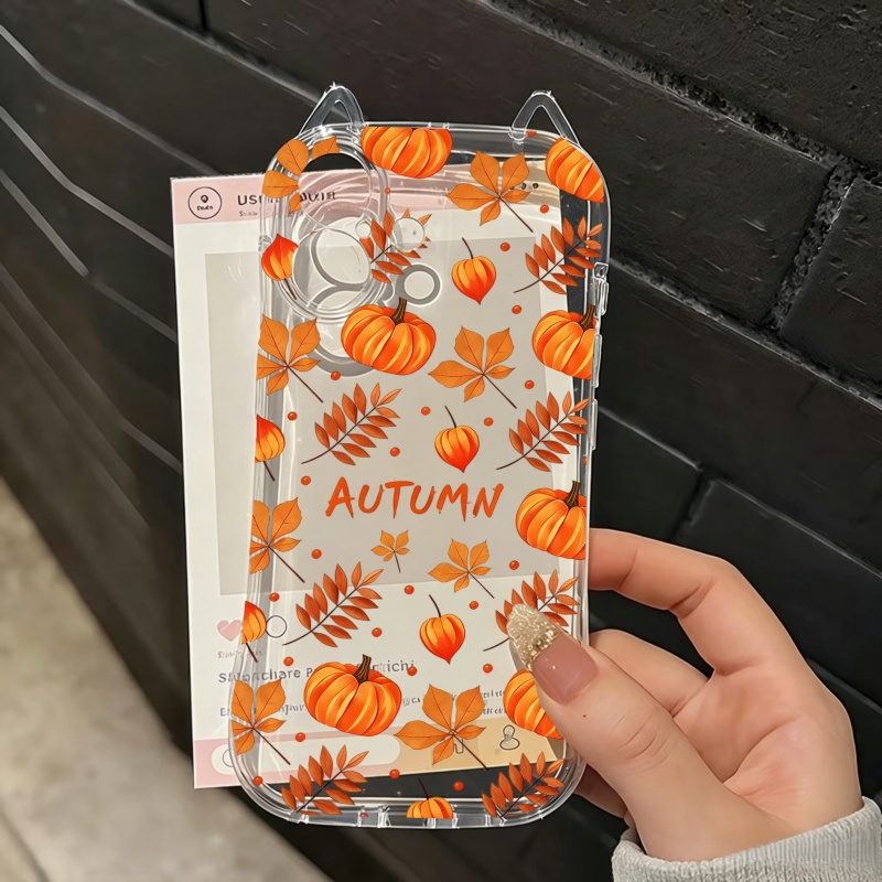 Autumn Pumpkin Falling Leaves  - огляд і ціна Apple Iphone 15 Pro Max