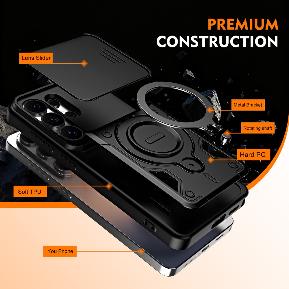 360°Rotate Shockproof Magnetic - огляд і ціна Camera Lens Protector